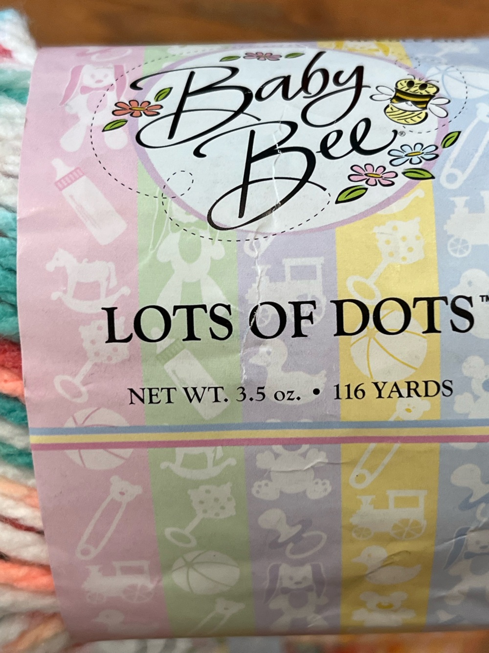 Baby bee my sweet love lots of dots Skeins set of 4 - Picture 5 of 5